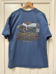 Harley Davidson Wilkesboro, NC 2XL T-Shirt Retired Hwy 421 Graphic Good Cond.