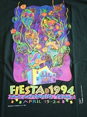 San Antonio Fiesta 1994 T Shirt Size XXXL Green