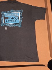 Vintage Taco Bell T-Shirt Black Single Stitch 1993 Bullwinkle Moose Size XXL