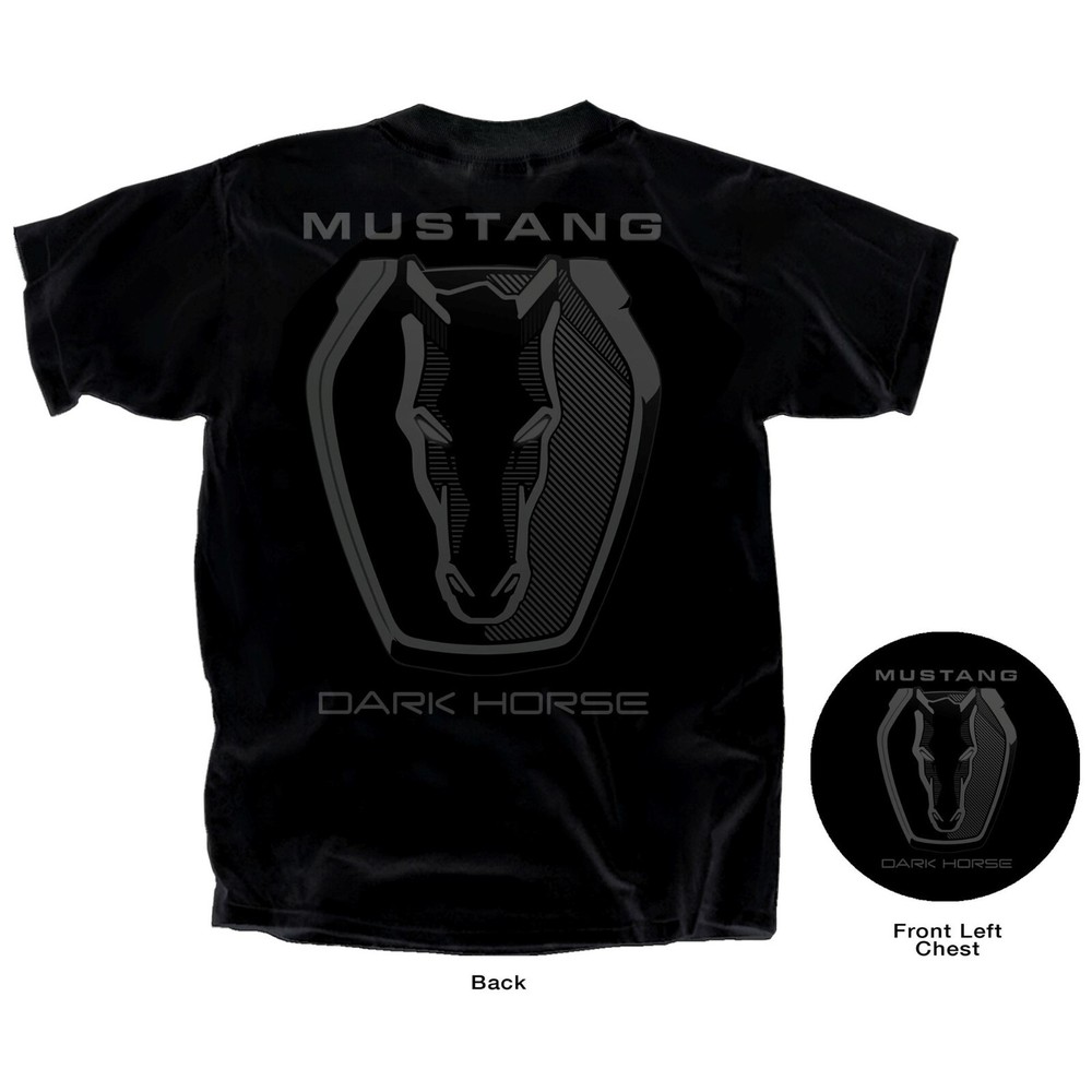 Joe Blow T’s 2024 Ford Mustang Dark Horse Logo T-Shirt 7th Gen 5.0 Coyote 500 HP