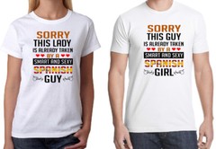 This Guy Girl is Taken By Smart & Sexy Girl Men. Men’s Women’s T Shirt UNISEX