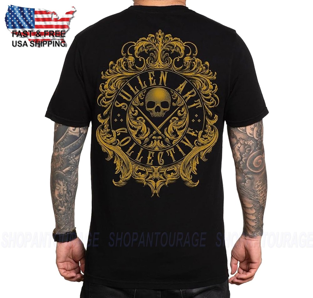 Sullen Art Collective Filigree Premium Fit SCM6140 Short Sleeve T-shirt For Men