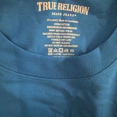 True Religion Men’s Short Sleeve T-Shirt 2XL