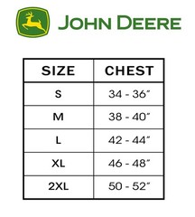 John Deere Men’s Polyester Graphic Short Sleeve Tee Moisture Wicking NWT Large