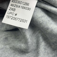 Izod Saltwater Shirt Mens 2XB Gray Soft Wash Crew Neck Short Sleeves Tee NWT
