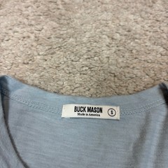 Buck Mason Classic Straight Hem Slub Short Sleeve T Shirt Men’s S Quiet Luxury