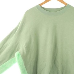 【TOPS】FACETASM CSW-SW-M04FAUX FUR SWEAT Sweatshirt Faux Fur Size 5 Smoke