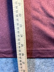 Montana T-Shirt Short Sleeves Color: Burgundy Metallic Size M See Notes – Flaw