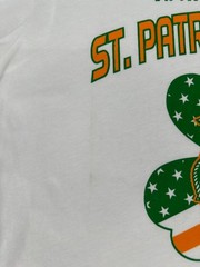 Adidas St. Patrick’s Day 5K Shirt Mens Small White VFW Post 454 Bloomington Tee