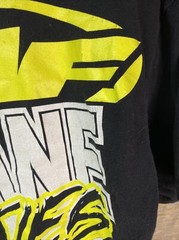 FMF Y2K Octane Junkies Motocross Graphic T-shirt Sz L Streetwear Glows In Dark