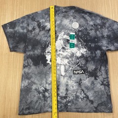 Nasa Shirt Mens xl gray tye dye astronaut outerspace graphic space suit ship