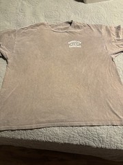 Angelo’s Espresso Brown Men’s Graphic Print Short Sleeve Crew Neck T-Shirt