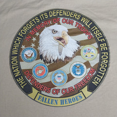 Operation Enduring Freedom Desert Storm T Shirt Medium Desert Beige Short Sleeve