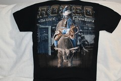 COWBOY BULL RIDER RODEO THE KING OF EXTREME SPORTS T-SHIRT
