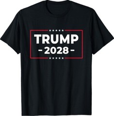 Donald Trump 2028 President American Flag Pro Trump Unisex T-Shirt