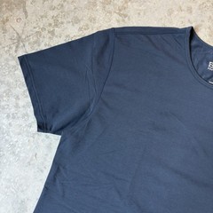 BYLT Premium Basics Lux Drop Cut Pocket T Shirt Navy Blue Crew Men’s Size Large