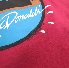 VTG 90s McDonalds Shirt Mens Large Chicago Summer Time Graphic Promo USA Red Tee