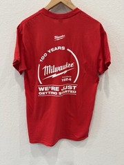Milwaukee T Shirt Unisex Graphic Print Celebrating 100 Years M medium NEW