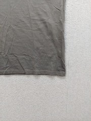 Karl Lagerfeld Men Shirt XXL Gray Crew Neck Short Sleeve Flat Front Outdoor Tee