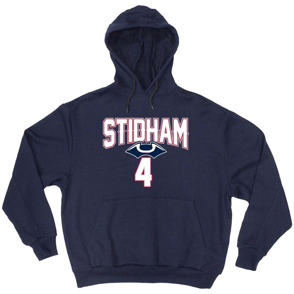 Jarrett Stidham New England Patriots Stid Logo CREW HOODED SWEATSHIRT