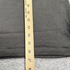 Lady White Co. LW-C Shirt Mens Size Medium 38 Gray V-Neck Cotton Rayon Blend
