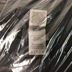 Gildan Mens Heavy Cotton (LOT Of 4) Black Large Plain Adult T-Shirt Tee G5000