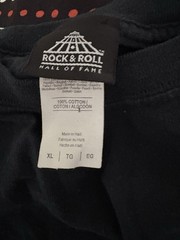 Rock And Roll Hall Of Fame T-shirt Inductees 1986 To 2017 XL Music
