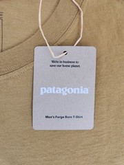 Patagonia Forge Born T-Shirt BobCat Brown Cotton Men’s Size Large New
