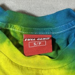 Full Send Shirt Mens Small Tie Dye Long Sleeve This Is My Weed Graphic Shirt