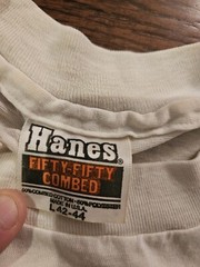 Vintage Hanes Single Stitch White T Shirt Kids L See Photos For MEASUREMENTS
