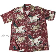 NON STOCK Vintage T-Shirt Print Shirt Men’s Short Sleeve Shirt Cuban