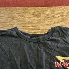 In N Out Shirt Mens Large Black California Double Sided Casual Outdoors Food