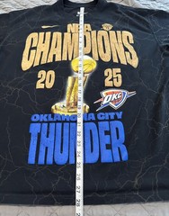 Limited Edition Nike OKC Thunder 2025 NBA Championship Locker Room Shirt XL