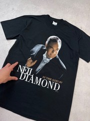 Vintage 1998 Neil Diamond As Time Goes By Concert Tour Tee Screen Stars M