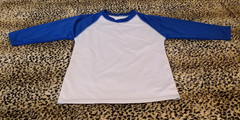 3 Packs Men’s 3/4 Sleeve Crew Neck Raglan Jersey Baseball Tee Shirts Size XS