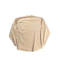 Tan Beige Essential Long Sleeve Cotton T-Shirt Oversized Seam Detail Mens XL