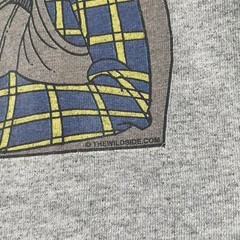 Y2K The Wild Side T Shirt XL Funny Graphic Hunting Fishing Comic Mens Gray