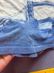 Vintage 90s London Monarchs WLAF Hanes Beefy-T Shirt Size XL Tower Bridge Single