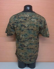 USMC Woodland MARPAT Camouflage Short Sleeve Cotton T-Shirt Small Medium X-Large