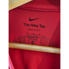 Ohio State Buckeyes Shirt Men Medium Red NCAA Football Dri Fit Tee Nike Athletic