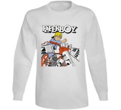 Paperboy Nes Video Game Cover T Shirt