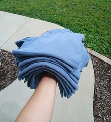 Comfort Colors Blank T-Shirt Blue Jean – 11 SHIRTS – VARIOUS SIZES – S, M, L, XL