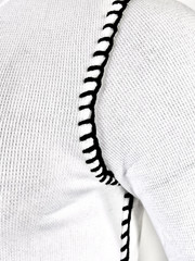 Archaic Affliction Men’s Thermal shirt GODFREY Biker Tattoo Cross White