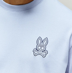 *NEW* Men Psycho Bunny Marlo Oversized Tee ZEN BLUE (MT0200131 140) 👍
