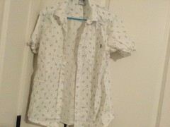 lots of 7 ivy crew mens blue , brown , white shirts long & short sleeve size M