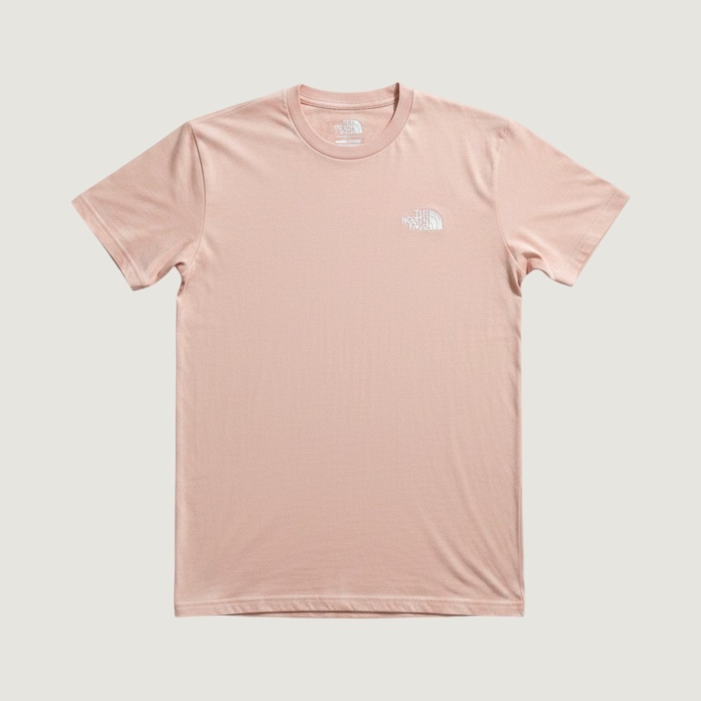 The North Face Mens Peach Pink Short Sleeve Logo T-Shirt Size M NF0A3X8C