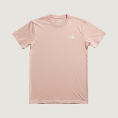 The North Face Mens Peach Pink Short Sleeve Logo T-Shirt Size M NF0A3X8C