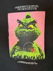 Golf Wang Grinch Black T-shirt Size XL (see Measurements In Description)