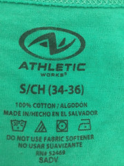 ATHLETIC WORKS DRIWORKS Light Green Tank Sz S (34-36)*