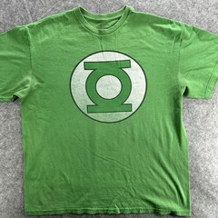 Green Lantern Shirt Mens Large Green DC Comics Superhero Movie Graphic Tee